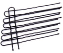 50pcs Hair Waved U-shaped Bobby Pin Barrette Salon Grip Clip Hairpins Black New