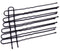 50pcs Hair Waved U-shaped Bobby Pin Barrette Salon Grip Clip Hairpins Black New