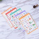 5 Sheets Lovely Paper Stickers For DIY Po Album Scrapbook Calendar Diary  JR