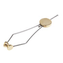 Stainless Steel 10.5cm Fly Tying Bobbin Holder Disc Bobbin Ceramics Holder