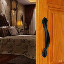 2x  Matte Black Cabinet Door Handle Drawer Closet Dresser Bin Pull Knob Hardware