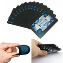 1Pack Black Playing Cards Collection Plastic Decks Card Games Deck Waterproof