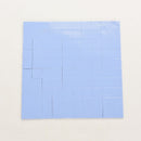 100X 10x10x1mm Silicon Chip Thermal Pad Heatsink Conductive Insulation Paste CC