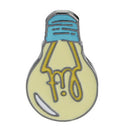 Cartoon Light Bulb Brooch Pin Enamel Brooch Corsage Jacket Badge Jewelry Gift FT