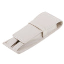 Pencil Pen Case Fountain Pen Pouch Pocket Portable Pen Bag for 3 pens White