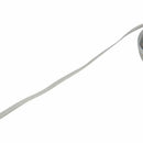 10ft RJ11 6P4C Connector Flat Telephone Cable Clear Gray Q4Z7