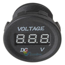 12V-24V Car Motorcycle Digital LED Panel Voltage Volt Meter Display Voltmeter A
