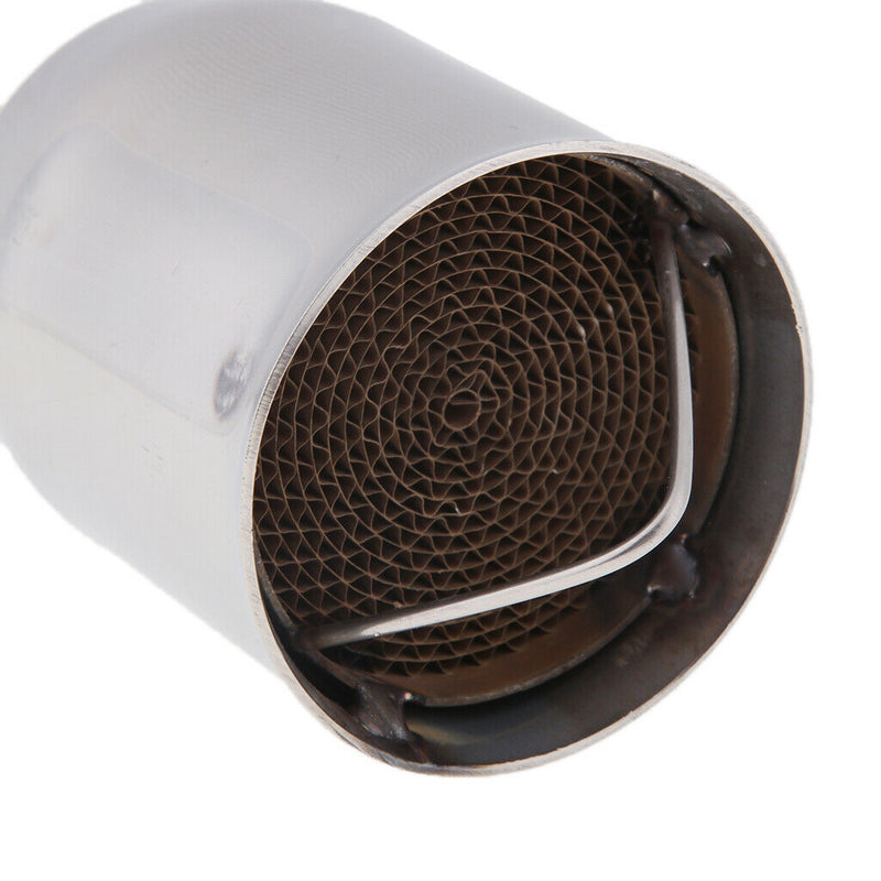 60mm Universal Motorcycle Exhaust Pipe Can DB Killer Silencer Muffler Baffle