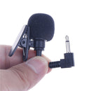 Mini Mic Microphone Case for SmartPhone RecordingPC Clip-on Lapel Microphone M&E
