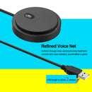 USB Omnidirectional Conference Microphone Speakerphone Mic Plug & Play