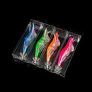 1pc Blue Flashing LED Fishing Lure Flash Light 10cm Minnow Luminous Squid J