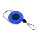 2 in 1 Fishing Zinger Tape Measure Tool Retractor Keychain Fly Fishing Tools