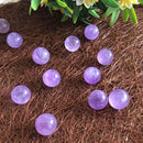 2* Natural Amethyst Quartz Stone Sphere Crystal Fluorite Ball Healing Gemsto Gw