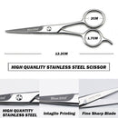 5 in 1 Mens Beard Grooming Kit with Beard Comb Scissor Tweezers Bag Gift Set