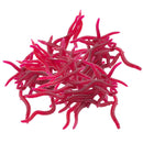 200pcs Earthworm Red Worms Soft Fishing Lure Baits