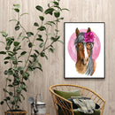 5D DIY Full Drill Diamond Painting Novelty Horse Cross Stitch Decor (B963)