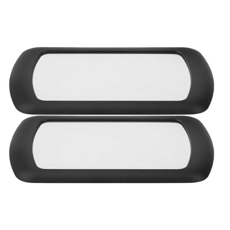 2X Black Clip on Car Sun Visor Vanity Mirror Sun-shading Cosmetic Mirror Autom