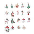19 pcs Metal Alloy Mixed Christmas Charms Set Jewellery Pendants Decor Well  LJ