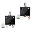 2x 30Amp Push Button Manual Reset Thermal Circuit Breaker Overload Switch