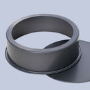 2x Aluminum Round Cake Pan Removable Bottom Pudding Mold DIY Baking Mould 4"