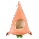 Hamsters Sleeping Bag Bedroom Golden Hamster Winter Warm Plush Carrot Bed