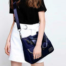 Women Travel Waterproof Nylon Shoulder Mummy Messenger Handbags (Dark Blue