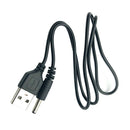 USB2.0 To DC3.5mm Charging Cable 5V Power Cable DC Charging Cable 50cm-black