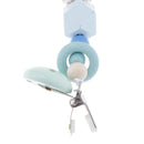 2Pcs Wooden Baby Teether Dummy Soother Clips Chain Holder Pacifier Strap