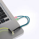 2pcs 3.5mm Male to Female 1 to 2 Plugs Y Splitter Cord for Laptop Cellphone