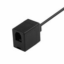 1Pcs RJ9 4P4C Male to Female Connector Telephone Adapter Splitter Converter