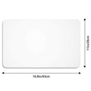 6 Pieces Plastic Placemats Table Mats Heat Resistant Placemats Dining Mats