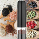 Electric Pepper Mill Grinder Salt Spice Herb Mill Kitchen Tool with Led Lig