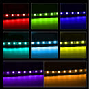 18LED Car Interior Atmosphere String Neon Strip Lights Voice Remote IR Cont N3J4