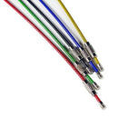 20Pack Colored Nylon Coated Stainless Steel Wire Keychains 2Mm 6.3 Inches A