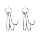Pack 2 Meat Hook Stainless Steel Hanging Butcher Rustic Farmhouse Hunting