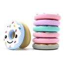 Random Color Baby Silicone Teether Donuts Chew Biter Goods toys Kids Z9E8