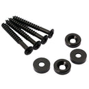 4pcs Black Electric Guitar Neck Joint Bushing and Bolts for Guitar Neck Body