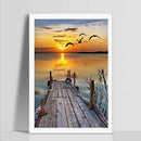 5d diamond embroidery sunset scenery diamond Arts cross stitch diy diamond