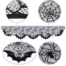 Halloween Table Runner Spider Web Lace Halloween Table Flag Table Cover LSV