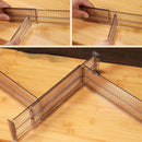 2Pcs Adjustable Drawer Divider Organiser DIY Room Kitchen Storage Separators Hn