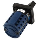 LW28-20M08/4 3 Position Rotary Cam Changeover Switch Ui 550V Ith 20A, Blue+