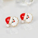 7 Pairs Christmas Earrings Cute Xmas Style Stud for Women Gift