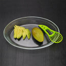 3-in-1 Avocado Slicer Shea Corer Butter Fruit Peeler Cutter Pulp Separator