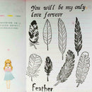 Feather Silicone Clear Transparent Stamp Seal Scrapbooking Po Album_Craft* Y8J9