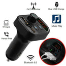 Wireless Bluetooth In-Car FM Transmitter MP3 Radio Adapter 2 USB Charger L0Z1 W2