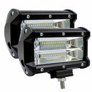 2PCS 5inch 72W 6500K LED Work Light for Driving Fog Lamp Offroad Truck SUV