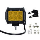4" 18W LED Spot Work Light Bar Lamp Car Truck Motorcycle Boat 4WD SUV ATVJ&M