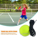 Rubber Woolen Tennis Ball with 4m String Replacement for Tennis Trainer