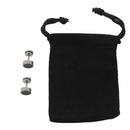 Male female jewelry earrings carbon fiber inlay earplug 10 mm stainless ste P5V8