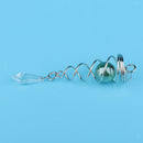4 Piece 4.5-inch Spiral Crystal with Crystal. Wind /Spinner Ornament Accessory
